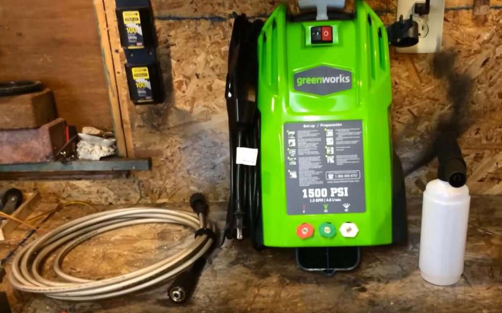 greenworks 1500 psi power washer