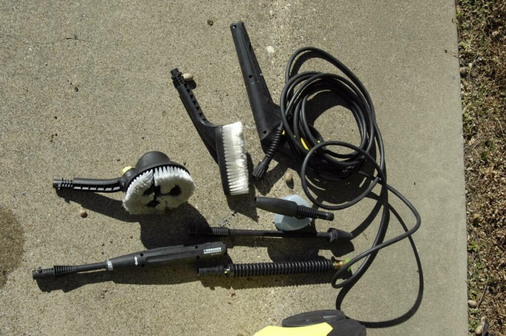 karcher k1700 pressure washer nozzle and hose